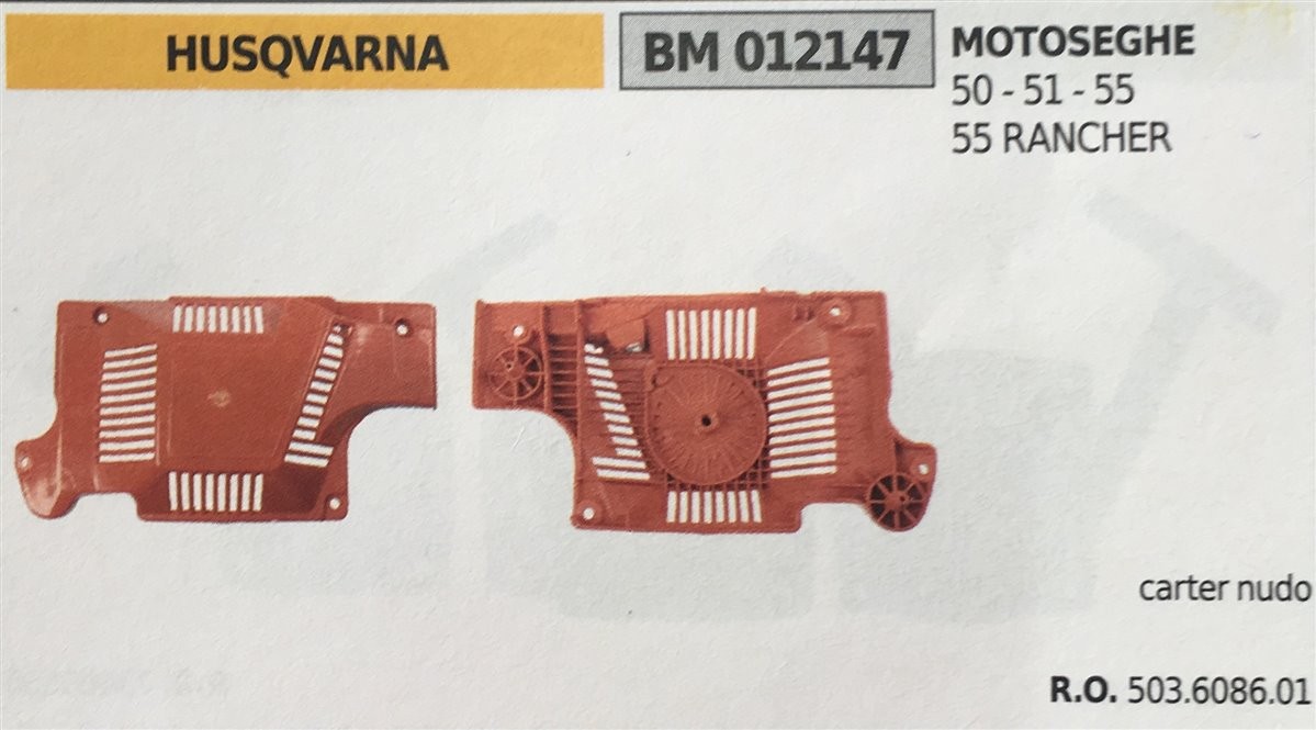 AVVIAMENTO COMPLETO BRUMAR HUSQVARNA MOTOSEGHE 50 - 51 - 55 55 RANCHER     carter nudo