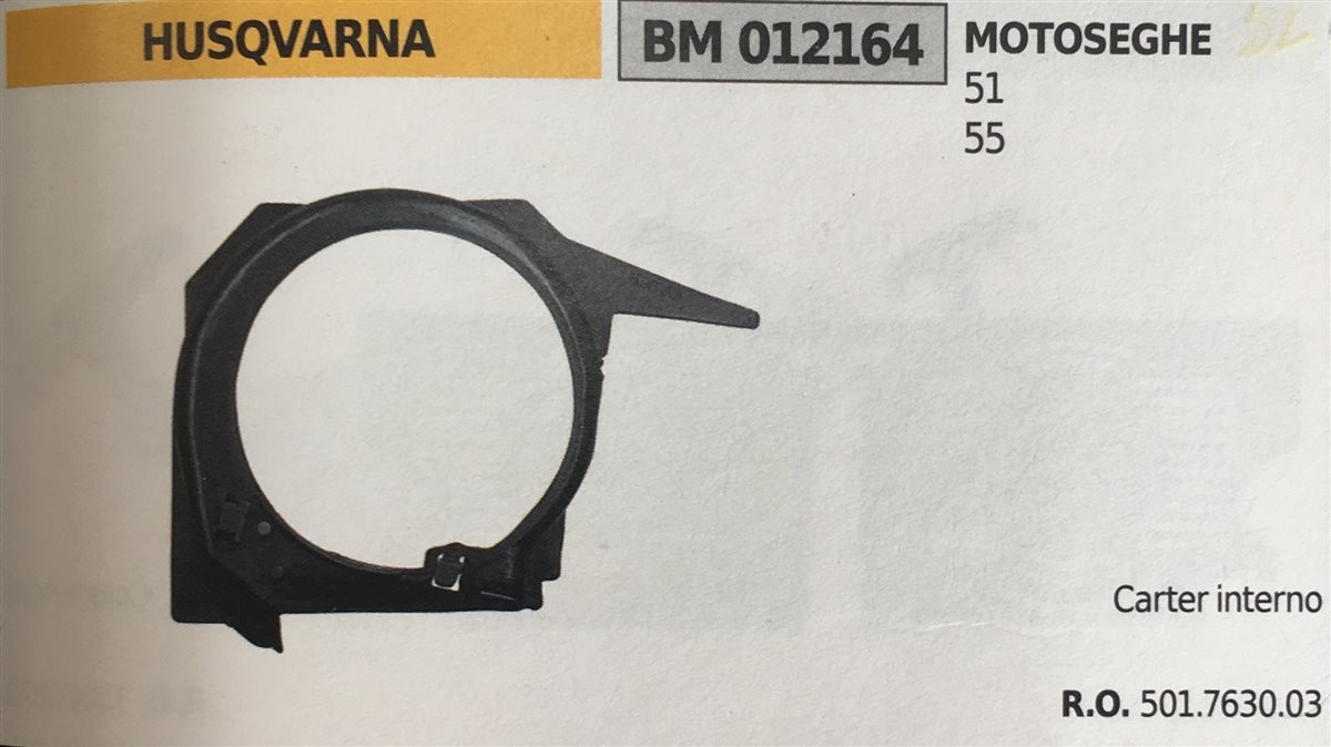 AVVIAMENTO COMPLETO BRUMAR HUSQVARNA MOTOSEGHE 51 55      carter interno