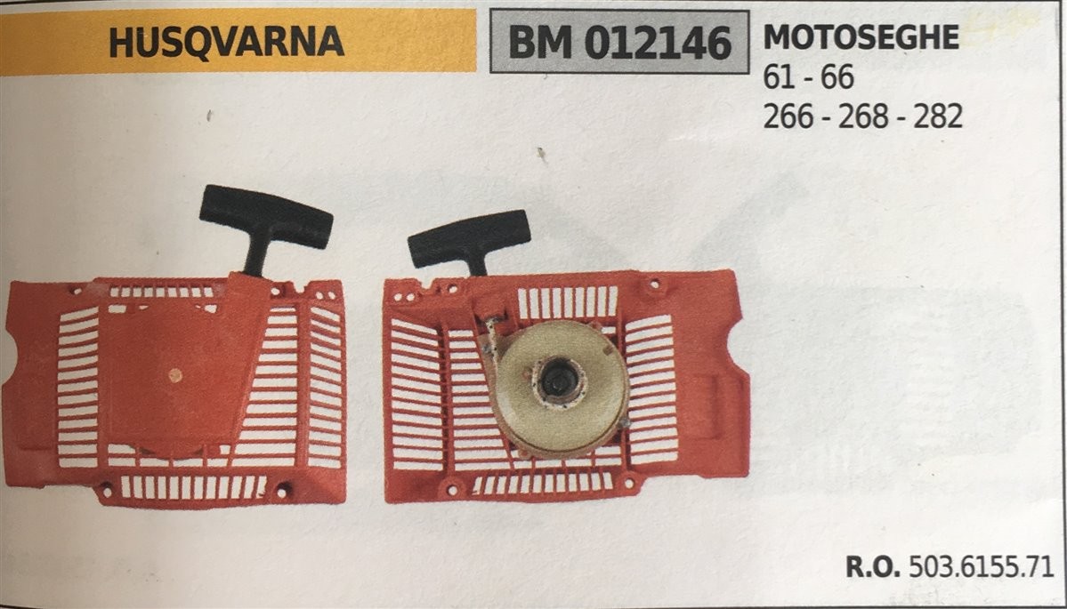 AVVIAMENTO COMPLETO BRUMAR HUSQVARNA MOTOSEGHE 61 - 66 266 - 268 - 282