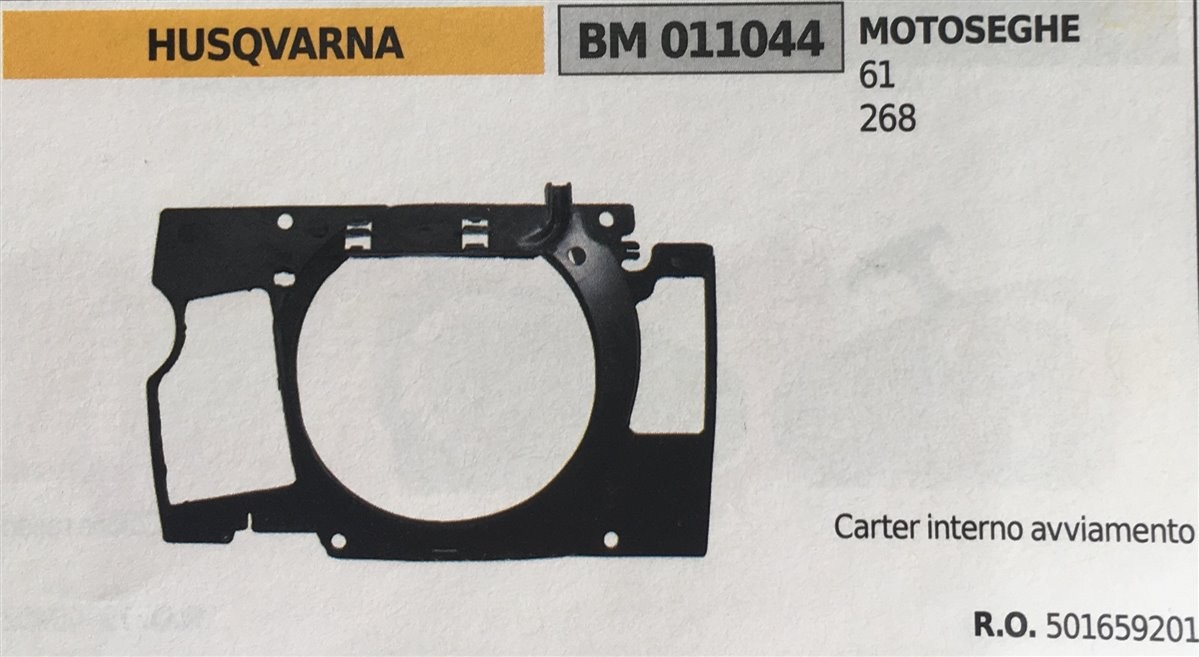 AVVIAMENTO COMPLETO BRUMAR HUSQVARNA MOTOSEGHE 61 268     carter interno avviamento
