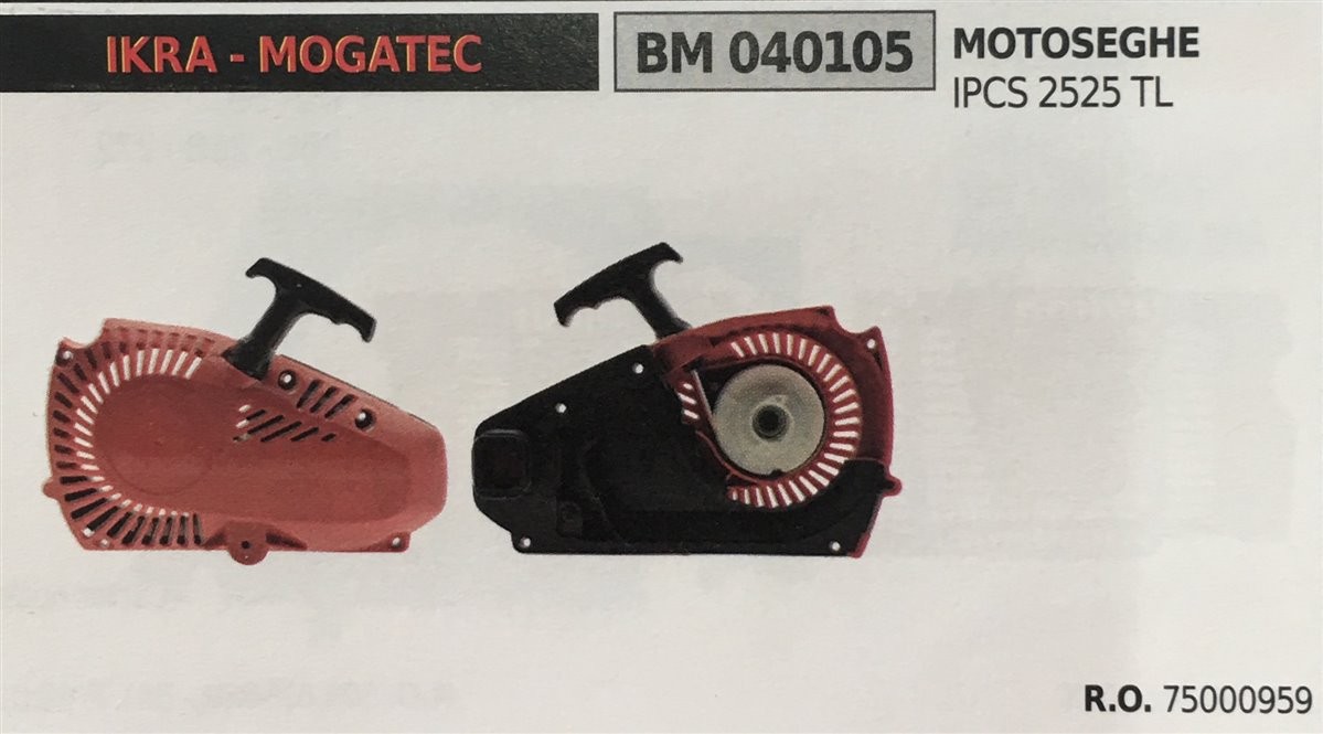 AVVIAMENTO COMPLETO BRUMAR IKRA - MOGATEC MOTOSEGHE IPCS 2525 TL