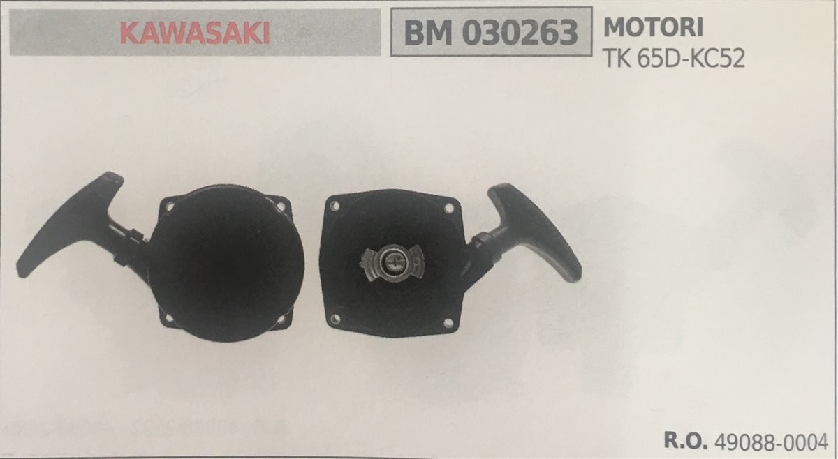 AVVIAMENTO COMPLETO BRUMAR KAWASAKI MOTORI TK 65D-KC52