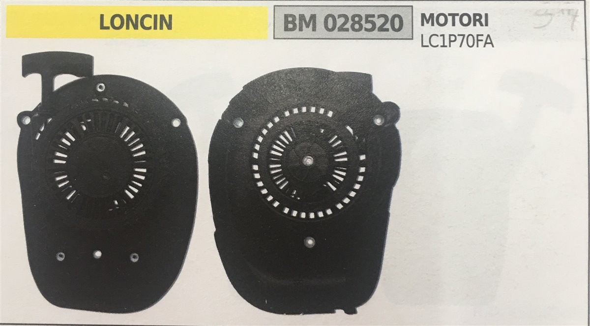 AVVIAMENTO COMPLETO BRUMAR LONCIN MOTORI LC1P70FA
