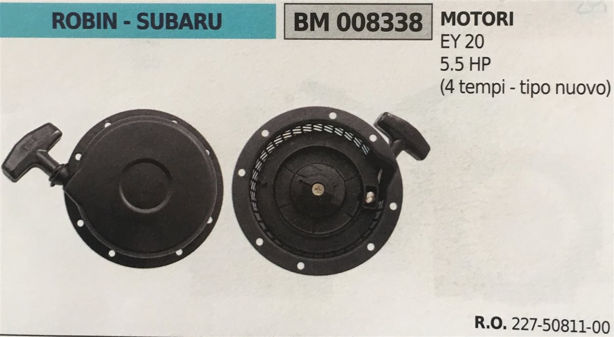 AVVIAMENTO COMPLETO BRUMAR ROBIN - SUBARU MOTORI EY 20 5.5 HP (4 tempi - tipo nuovo)
