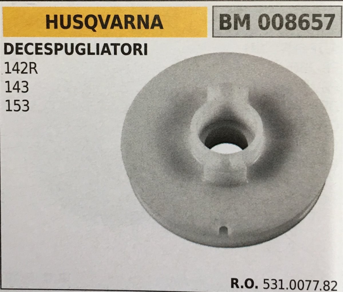 PULEGGIA AVVIAMENTO BRUMAR HUSQVARNA DECESPUGLIATORI 142R 143 153
