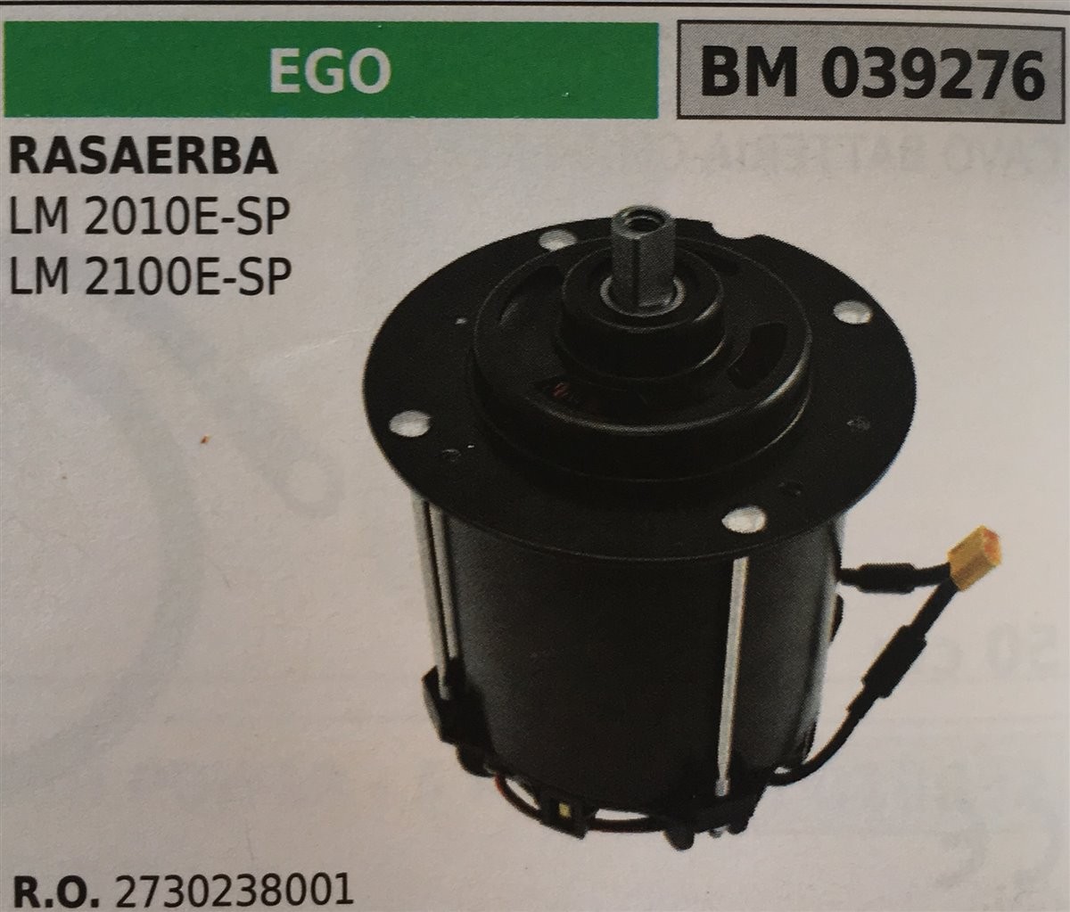 MOTORE ELETTRICO BRUMAR EGO RASAERBA LM 2010E-SP LM 2100E-SP