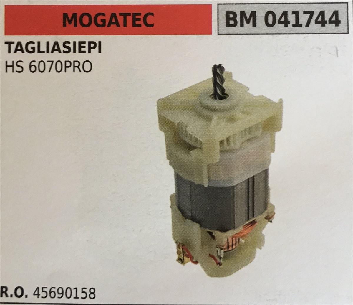 MOTORE ELETTRICO BRUMAR MOGATEC TAGLIASIEPI HS 6070PRO