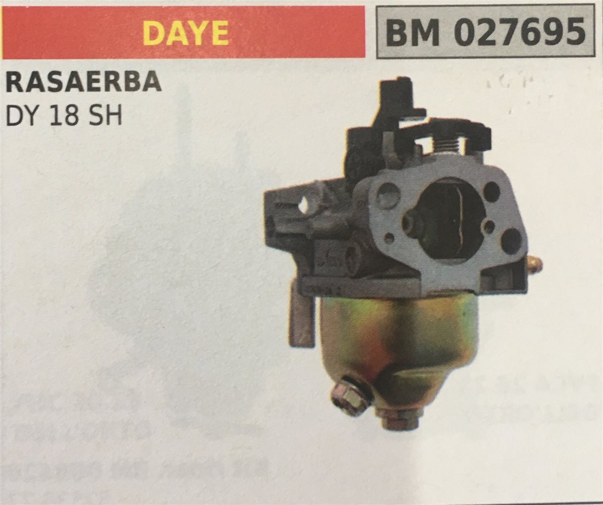 CARBURATORE A VASCHETTA BRUMAR DAYE RASAERBA DY 18 SH
