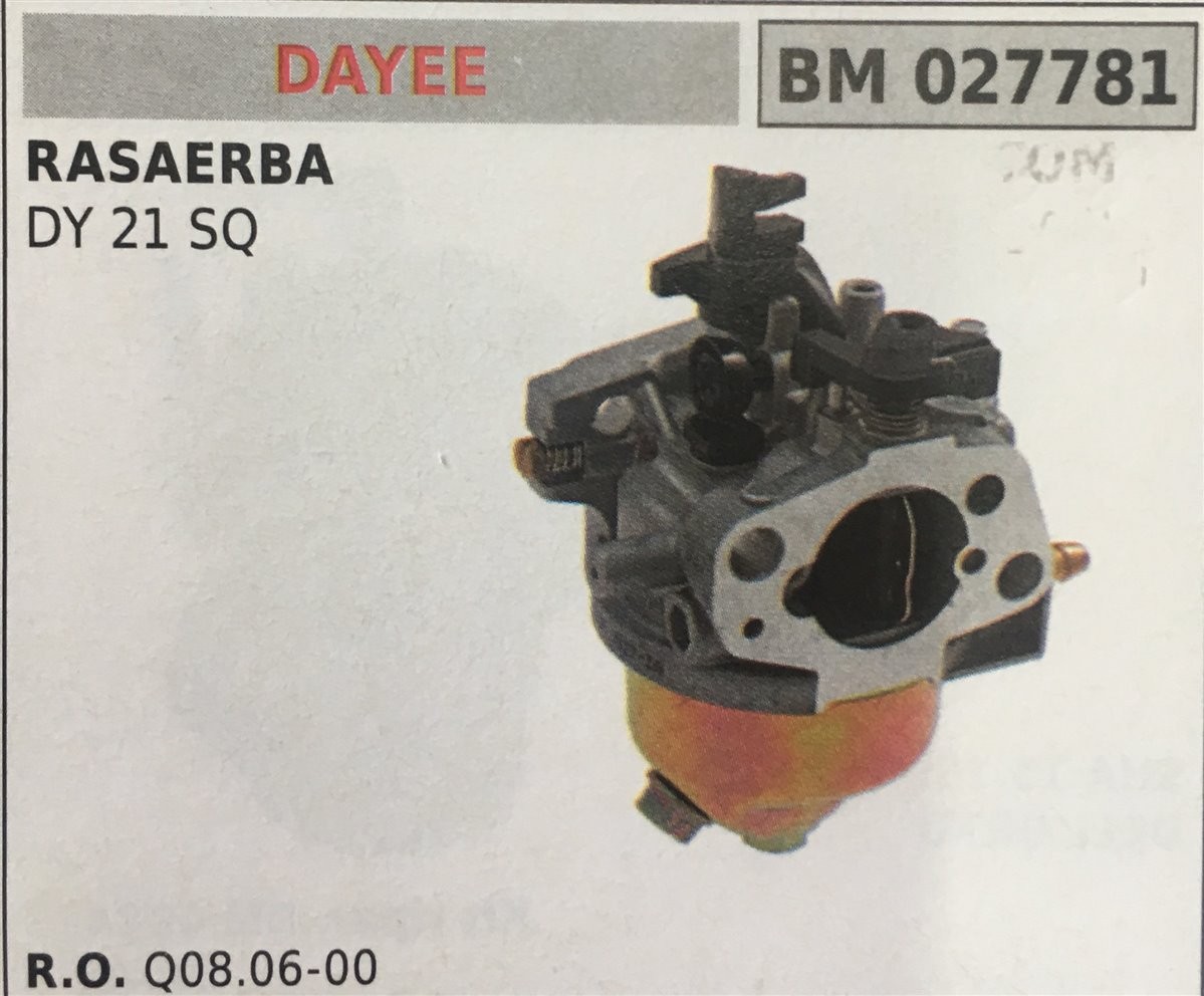 CARBURATORE A VASCHETTA BRUMAR DAYEE RASAERBA DY 21 SQ