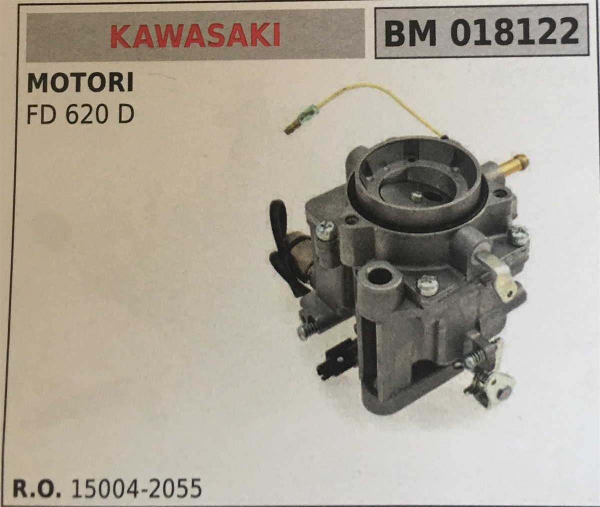 CARBURATORE A VASCHETTA BRUMAR KAWASAKI MOTORI FD 620 D
