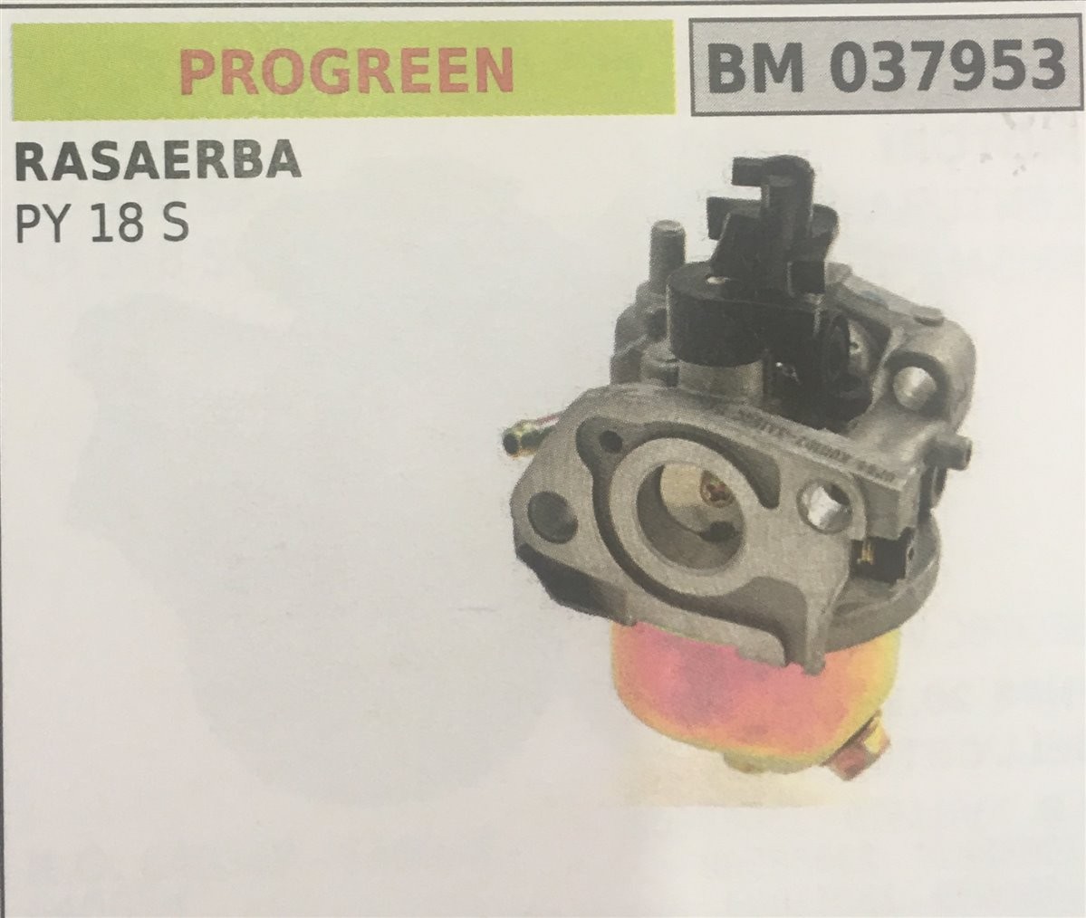 CARBURATORE A VASCHETTA BRUMAR PROGREEN RASAERBA  PY 18 S