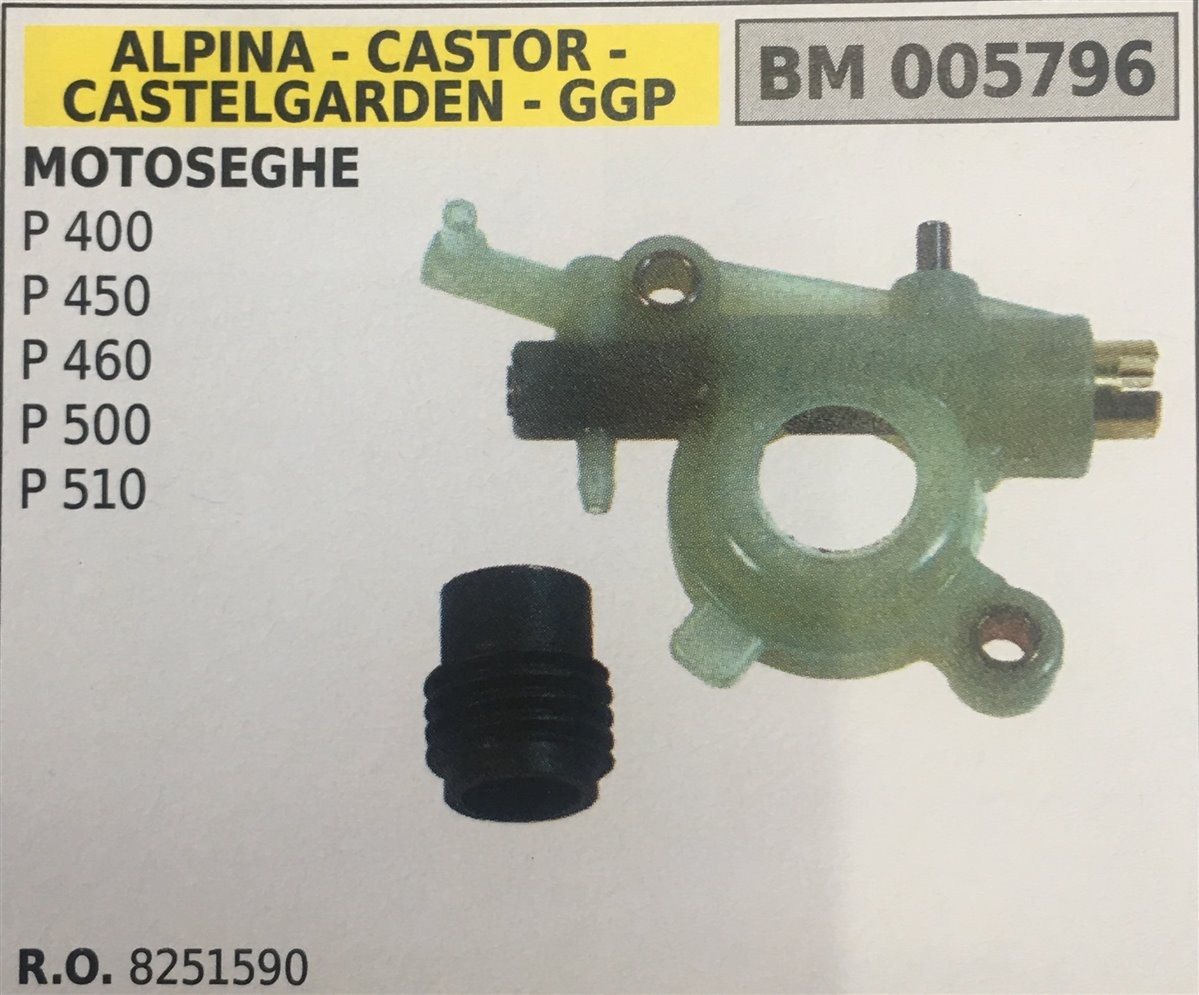 POMPA OLIO BRUMAR ALPINA - CASTOR -CASTELGARDEN - GGP MOTOSEGHE P 400 P 450 P 460 P 500 P 510