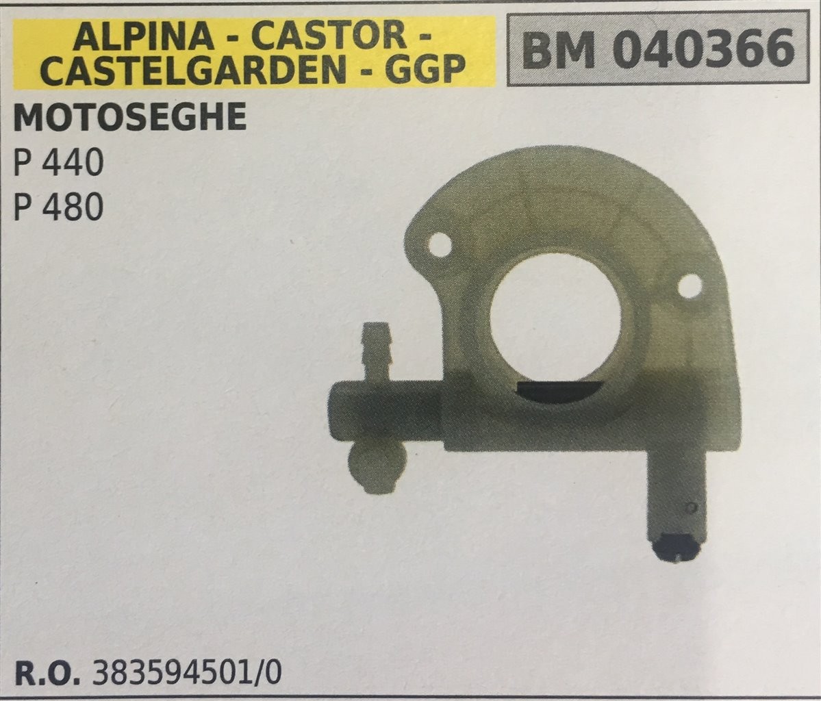 POMPA OLIO BRUMAR ALPINA - CASTOR -CASTELGARDEN - GGP MOTOSEGHE P 440 P 480