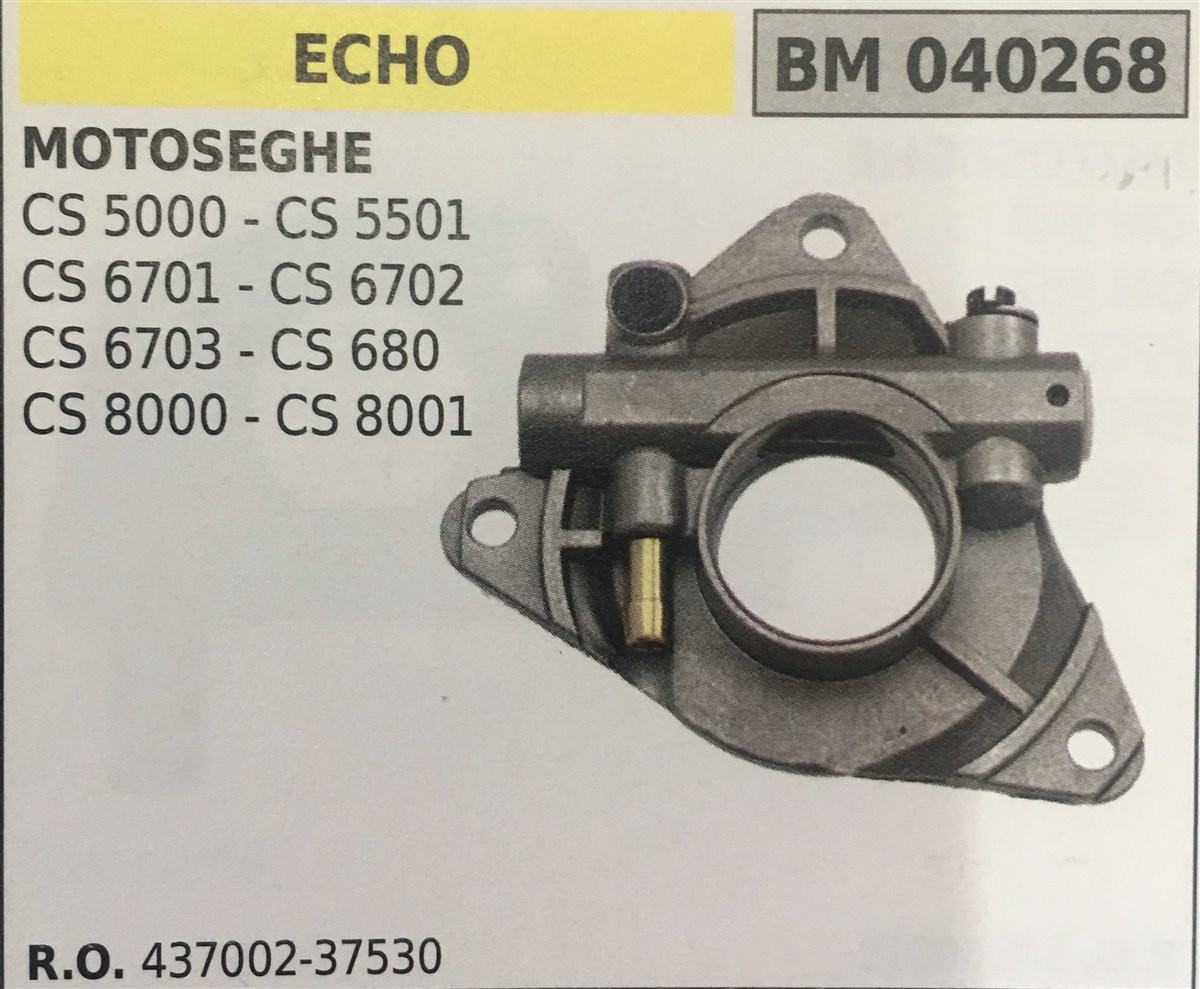 POMPA OLIO BRUMAR ECHO MOTOSEGHE CS 5000 - CS 5501 CS 6701 - CS 6702 CS 6703 - CS 680 CS 8000 - CS 8001