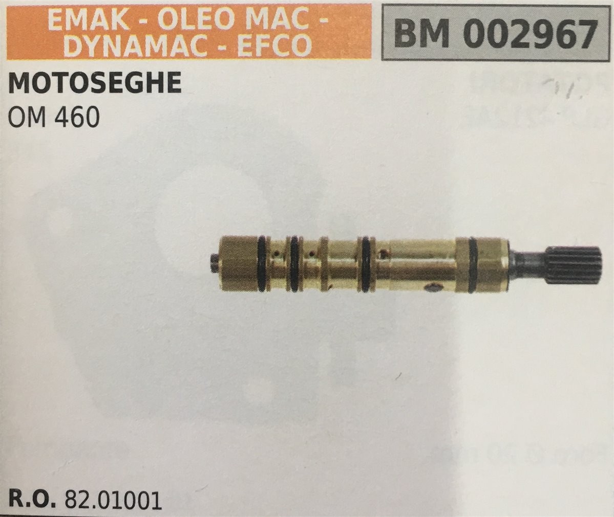 POMPA OLIO BRUMAR EMAK - OLEO MAC - DYNAMAC - EFCO MOTOSEGHE OM 460