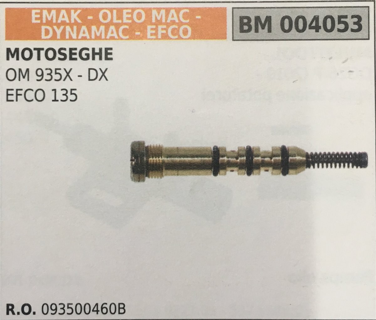 POMPA OLIO BRUMAR EMAK - OLEO MAC - DYNAMAC - EFCO MOTOSEGHE OM 935X - DX EFCO 135