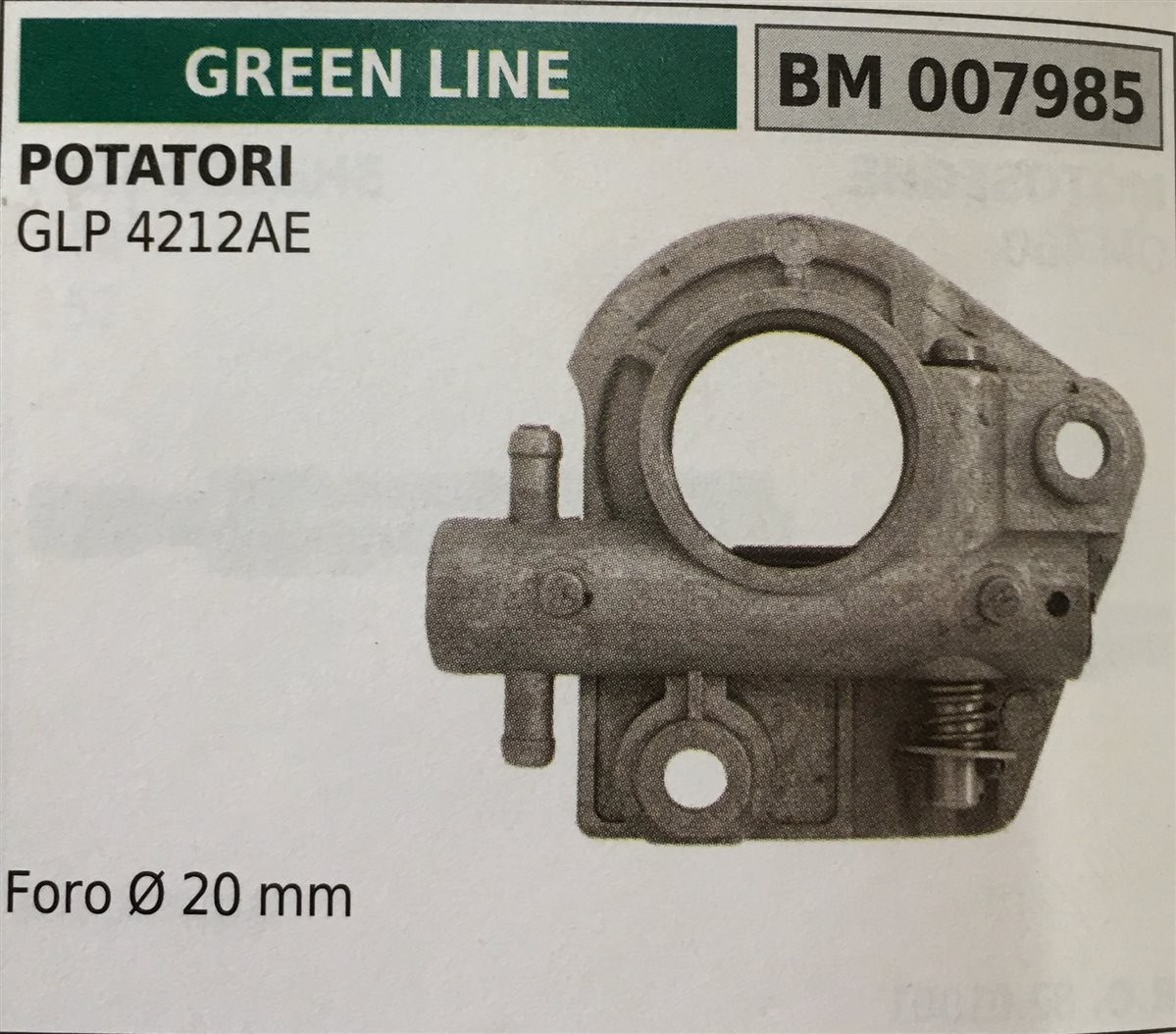 POMPA OLIO BRUMAR GREEN LINE POTATORI GLP 4212AE   foro Ø 20 mm