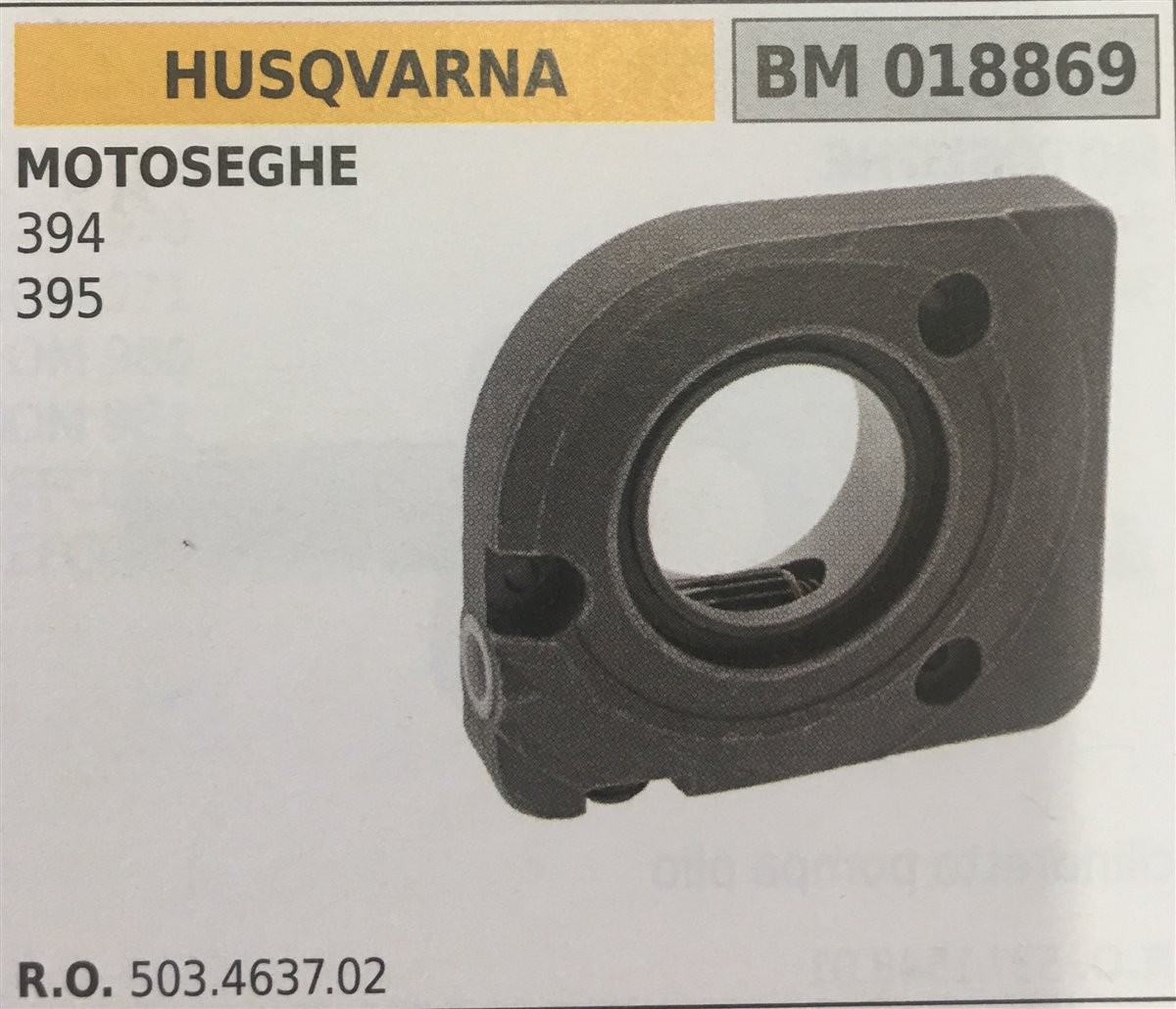 POMPA OLIO BRUMAR HUSQVARNA MOTOSEGHE 394 395