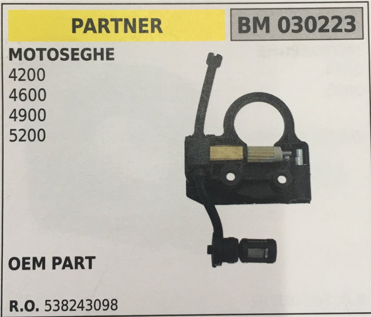 POMPA OLIO BRUMAR PARTNER MOTOSEGHE 4200 4600 4900 5200   OEM PART