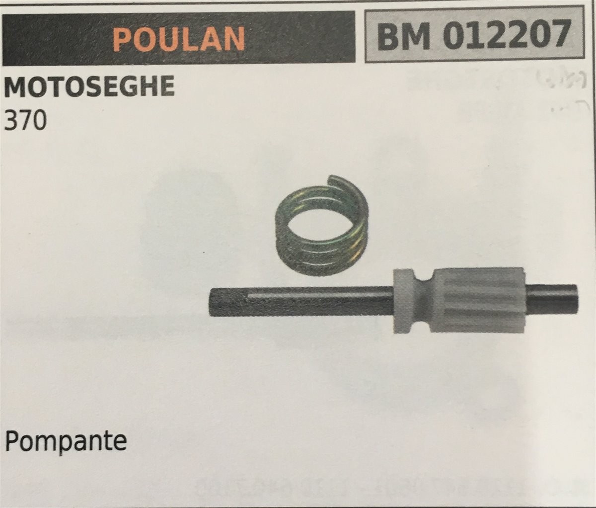POMPA OLIO BRUMAR PUOLAN MOTOSEGHE 370   pompante