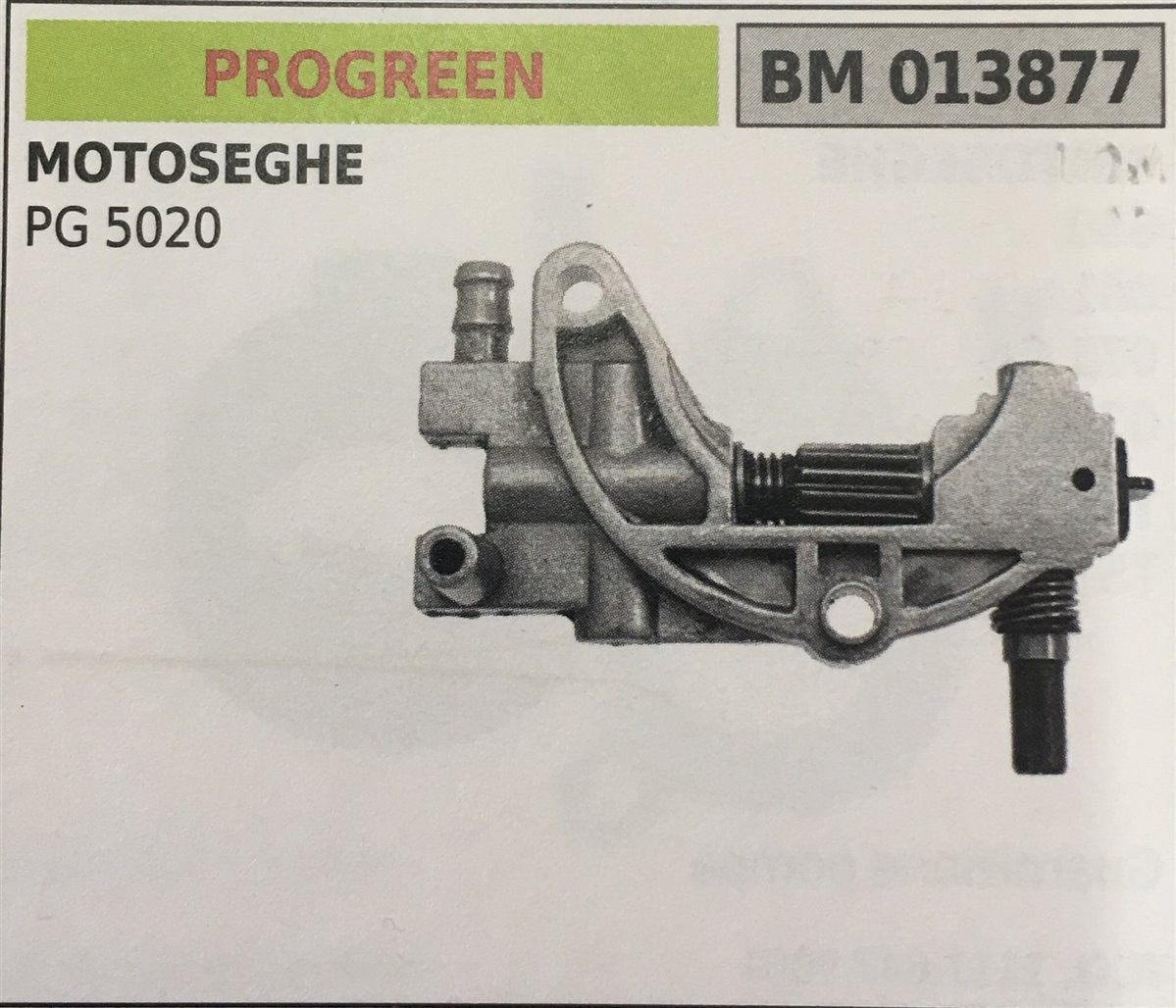POMPA OLIO BRUMAR PROGREEN MOTOSEGHE  PG 5020