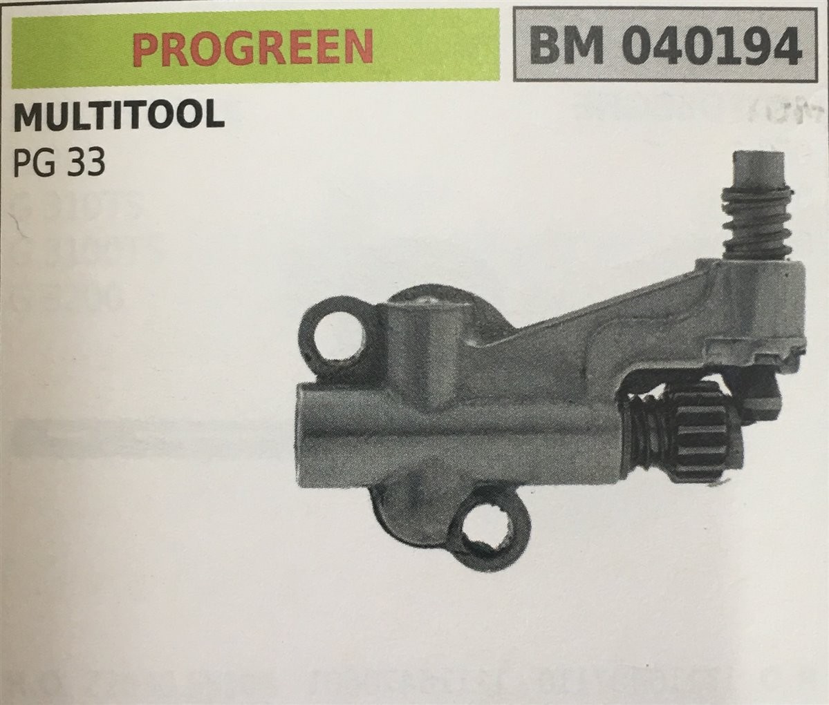 POMPA OLIO BRUMAR PROGREEN MULTITOOL PG 33