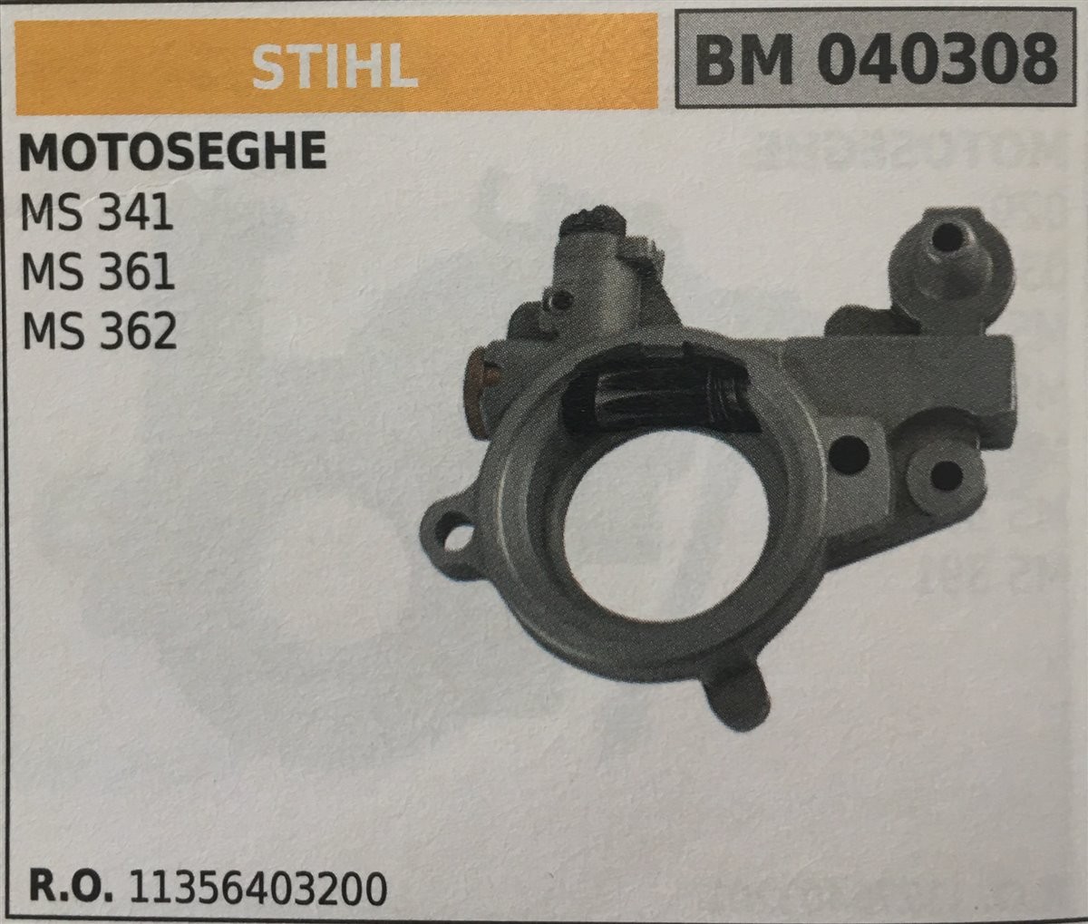 POMPA OLIO BRUMAR STIHL MOTOSEGHE MS 341 MS 361 MS 362