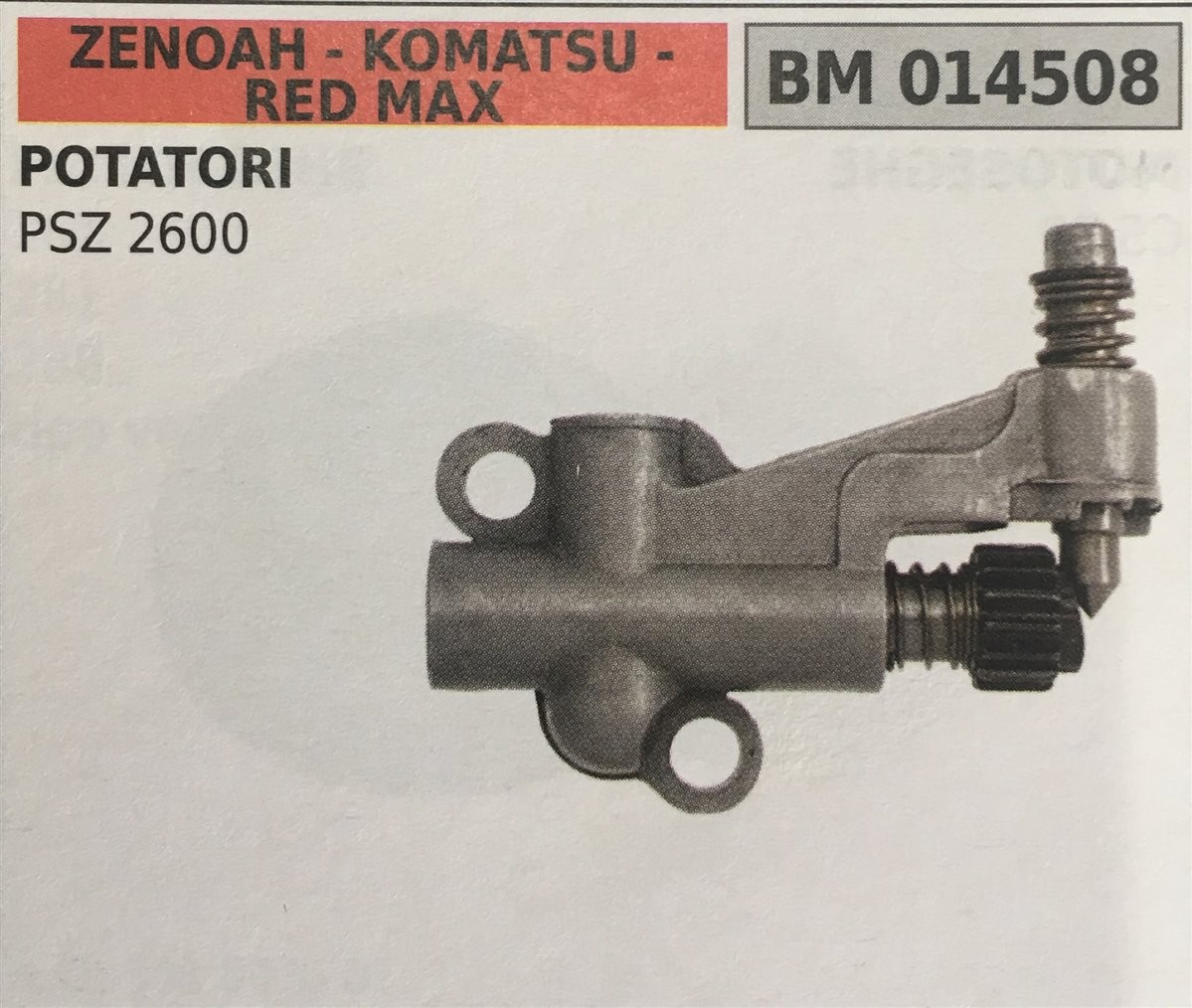 POMPA OLIO BRUMAR ZENOAH - KOMATSU - RED MAX POTATORI PSZ 2600 