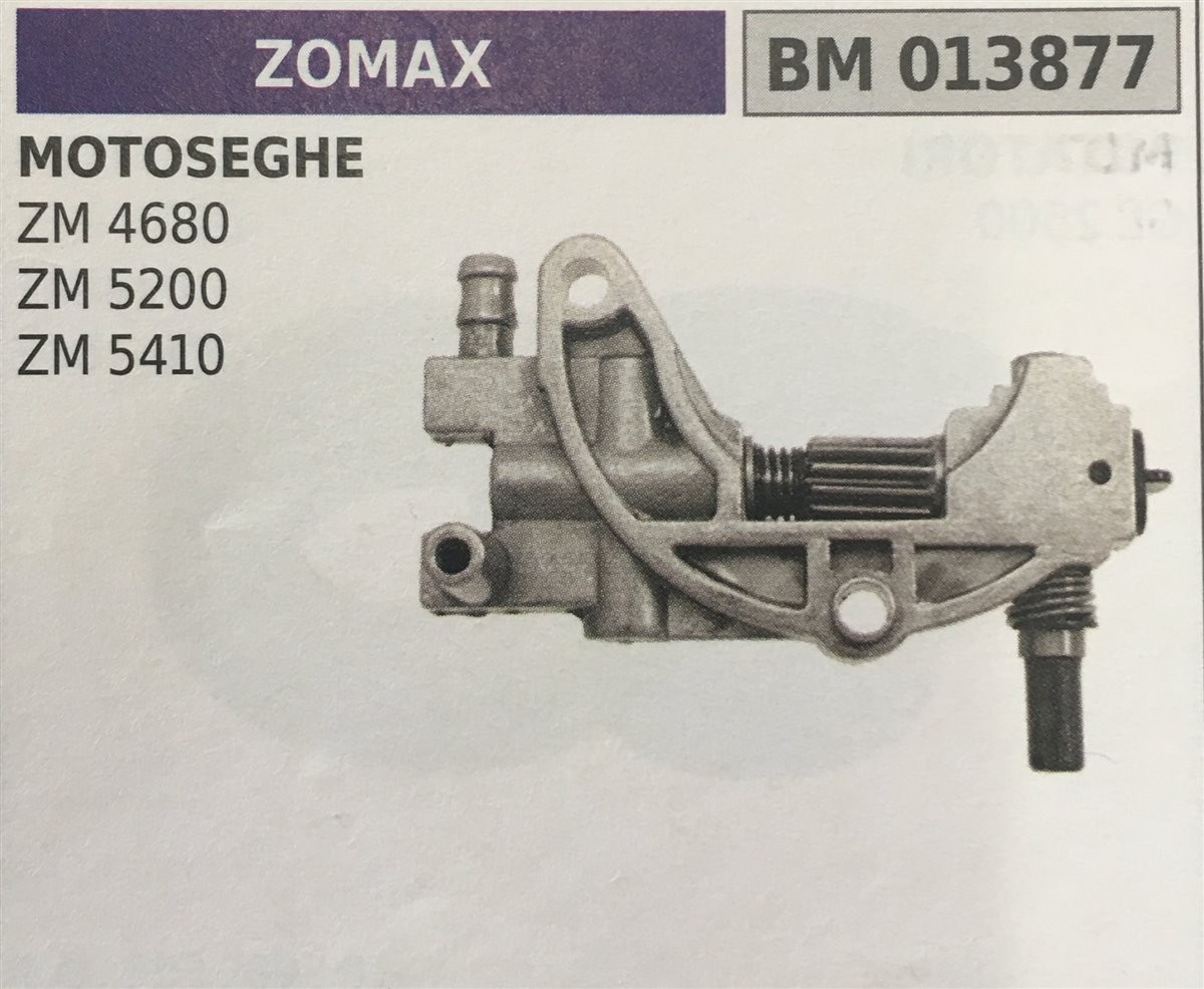 POMPA OLIO BRUMAR ZOMAX MOTOSEGHE ZM 4680 ZM 5200 ZM 5410