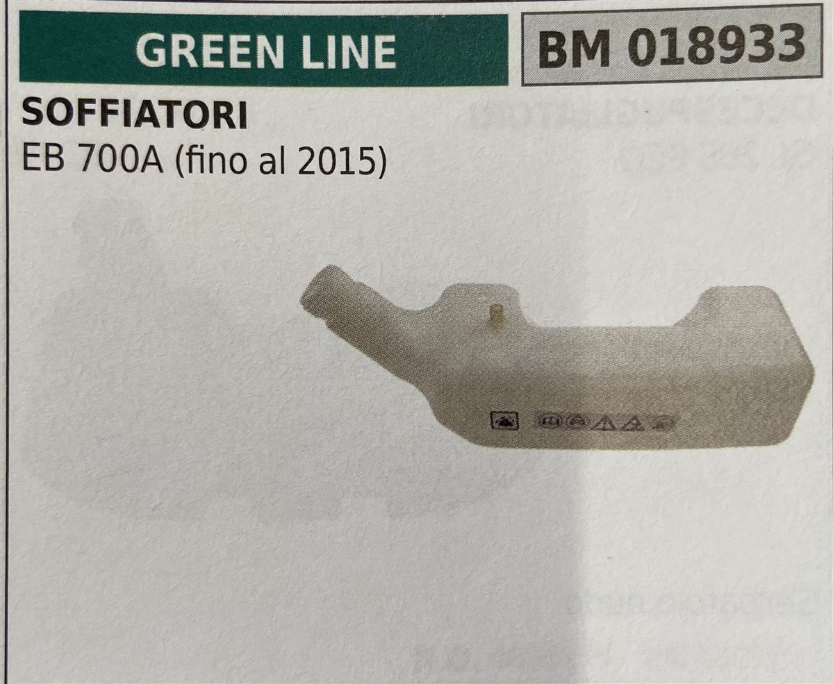 BRUMAR SERBATOIO GREEN LINE SOFFIATORI EB 700A (fino al 2015)