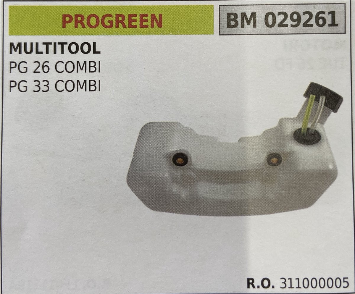 BRUMAR SERBATOIO PROGREEN MULTITOOL PG 26 COMBI PG 33 COMBI  R.O. 311000005