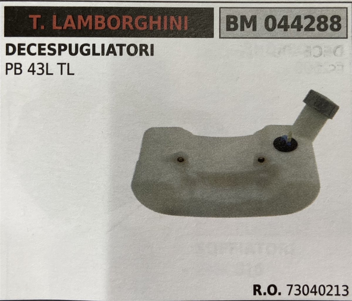 BRUMAR SERBATOIO T. LAMBORGHINI DECESPUGLIATORI PB 43L TL  R.O. 73040213