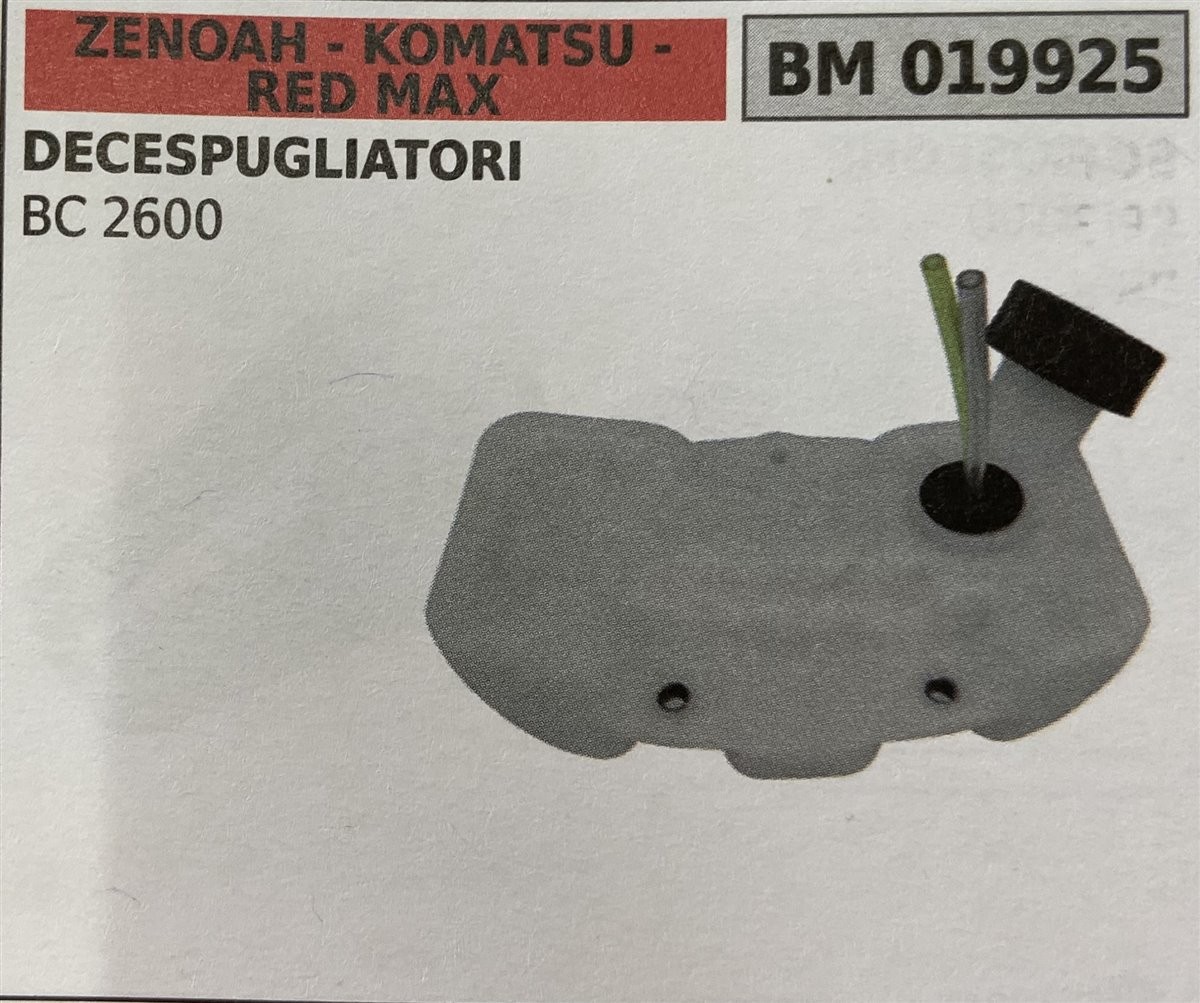 BRUMAR SERBATOIO ZENOAH - KOMATSU - RED MAX DECESPUGLIATORI BC 2600
