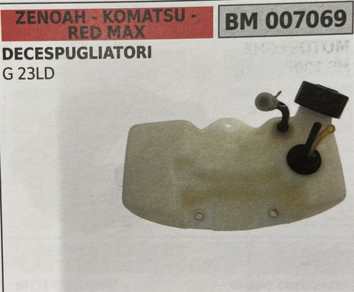 BRUMAR SERBATOIO ZENOAH - KOMATSU - RED MAX DECESPUGLIATORI G 23LD