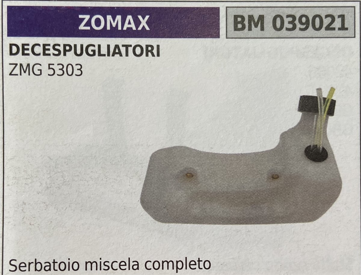 BRUMAR SERBATOIO ZOMAX DECESPUGLIATORI ZMG 5303  Serbatoio miscela completo