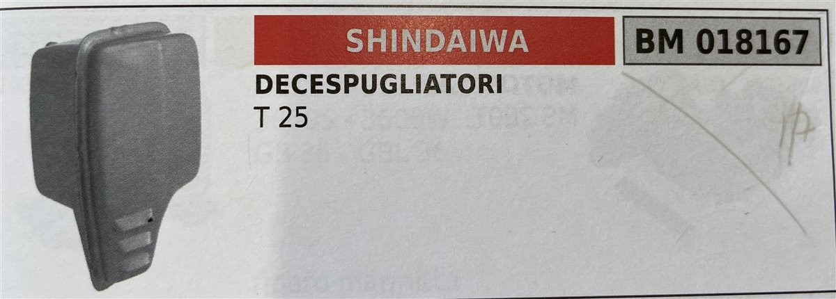 BRUMAR MARMITTA SHINDAIWA   DECESPUGLIATORI T 25  R.O. -