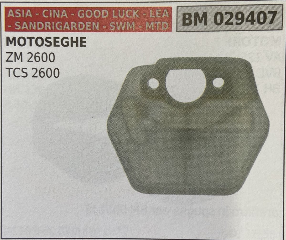 BRUMAR FILTRO ASIA - CINA - GOOD LUCK - LEA - SANDRIGARDEN - SWM - MTD  MOTOSEGHE ZM 2600 TCS 2600  R.O. -  