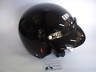 CASCO JET OMOLOGATO E13 SCOOTER VESPA MOTO NERO misura l