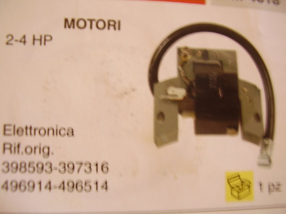 BOBINA ACCENSIONE BRIGGS & STRATTON 2-4 HP