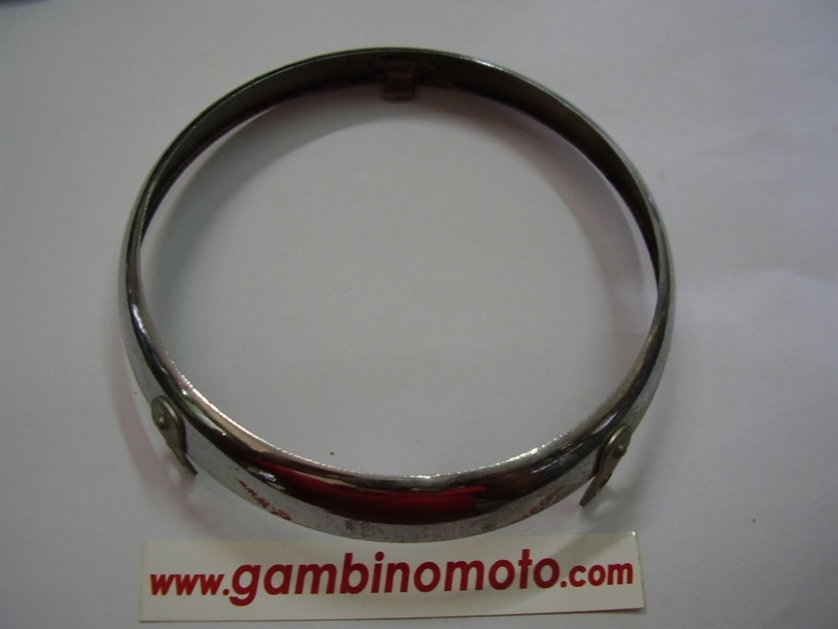 CORNICE GHIERA FANALE MOTO CICLOMOTORE EPOCA DIAMETRO MM.115