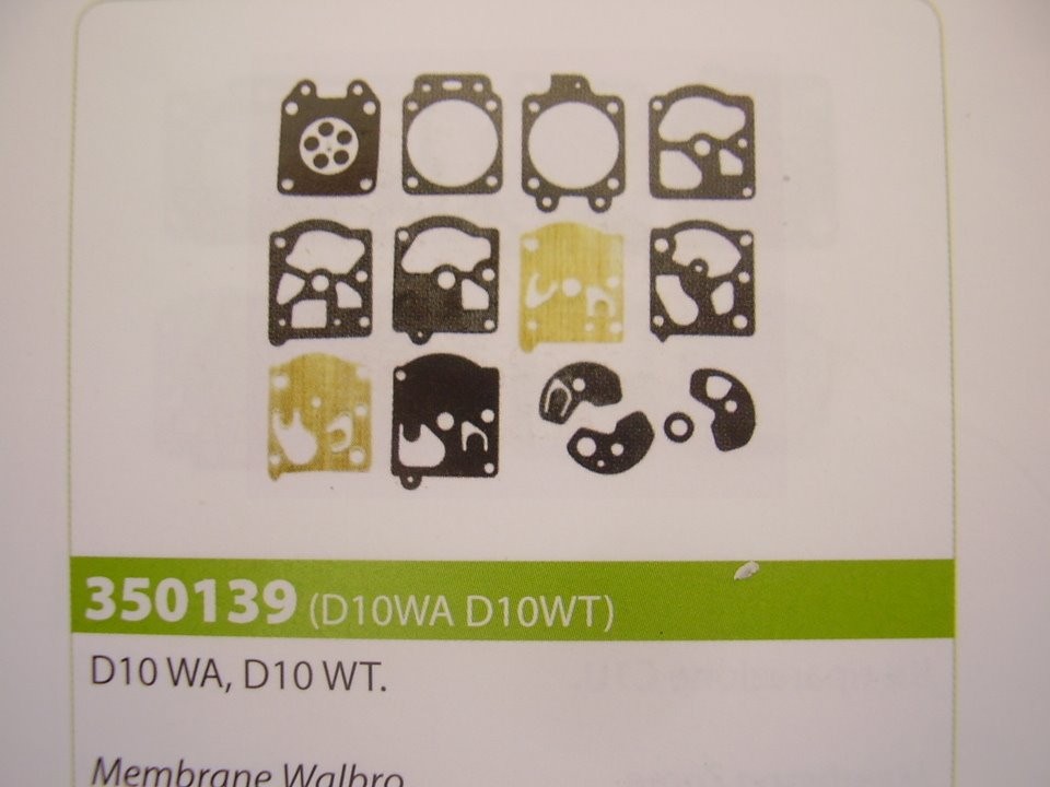 MEMBRANA WALBRO D10 WA - D10 WT