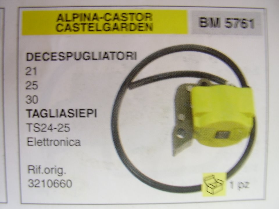 BOBINA ACCENSIONE MOTOSEGA ALPINA-CASTOR CASTELGARDEN 21-25-30  