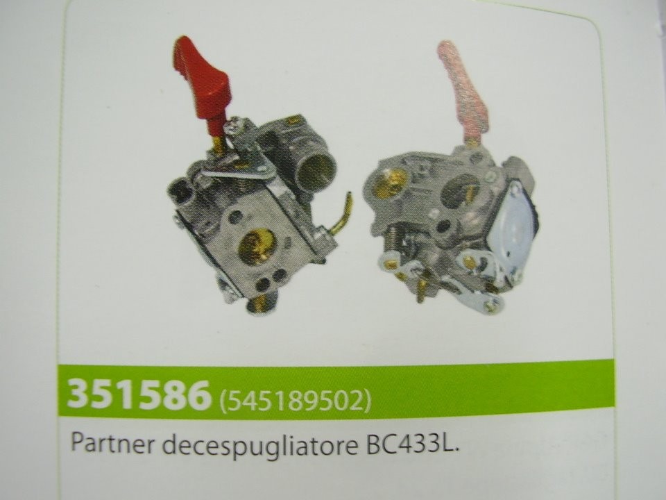 CARBURATORE DECESPUGLIATORE PARTNER BC433L