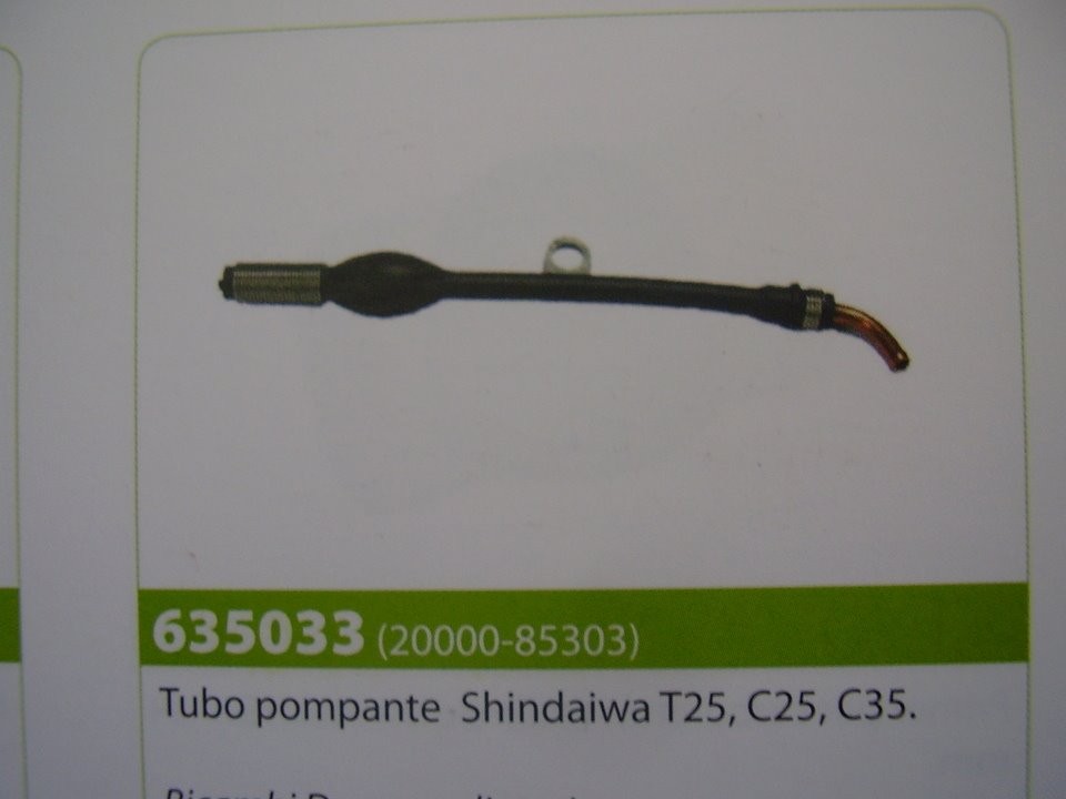 TUBO POMPANTE DECESPUGLIATORE SHINDAIWA T25 - C25 - C35