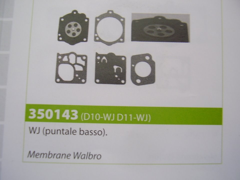 MEMBRANA WALBRO wj (puntale basso)