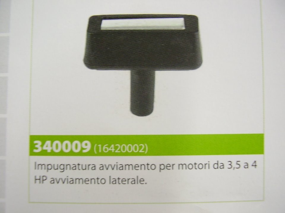 IMPUGNATURA AVVIAMENTO PER MOTORI DA 3,5 A 4 HP AVVIAMENTO LATERALE
