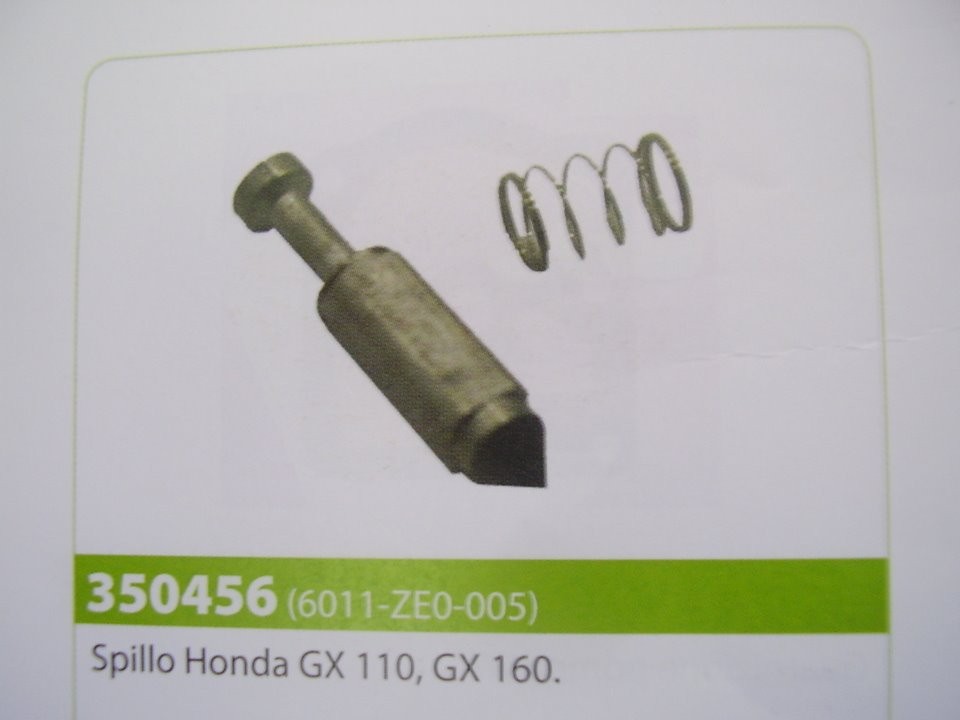 SPILLO CARBURATORE MOTORE HONDA GX 110 - GX 160