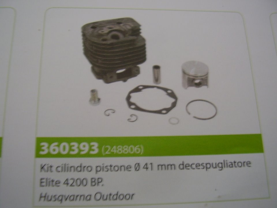 KIT CILINDRO PISTONE  D.41 MM DECESPUGLIATORE ELITE 4200 BP