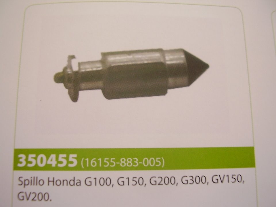 SPILLO CARBURATORE MOTORE HONDA G100 - G150 - G200 - G300 - GV150 - GV200