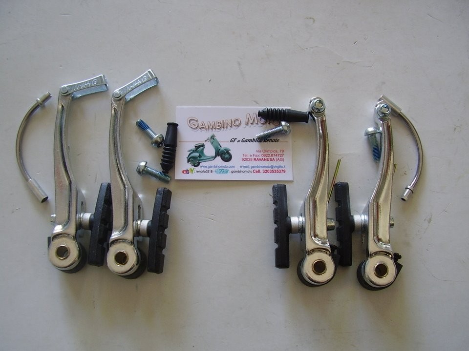 SERIE FRENO V-BRAKE BICI MTB 20/24/26/28  IN ALLUMINIO